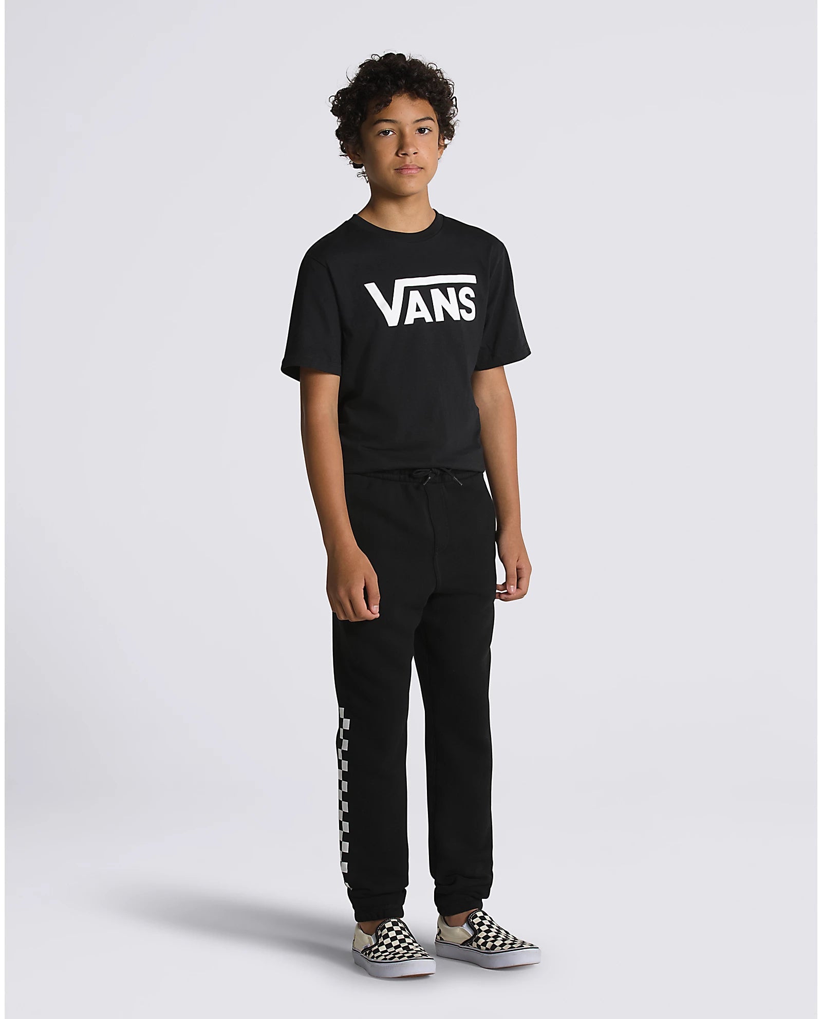 VANS Kids ComfyCush Fleece Pants - Black Soft Warm Joggers for Boys & Girls | Perfect for School, Playdates & Winter Outdoor Activities