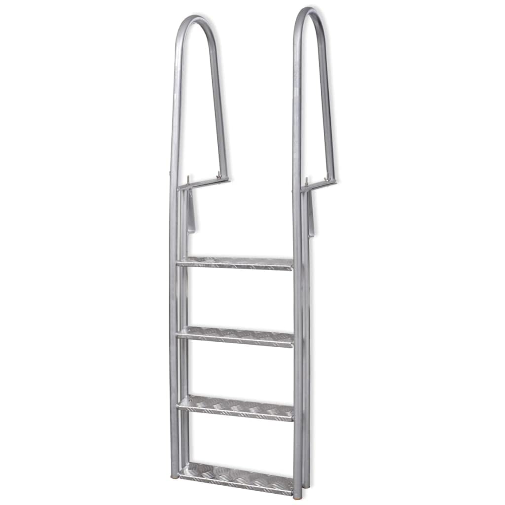 iFCOW 4-Step Aluminum Dock Ladder 65.7