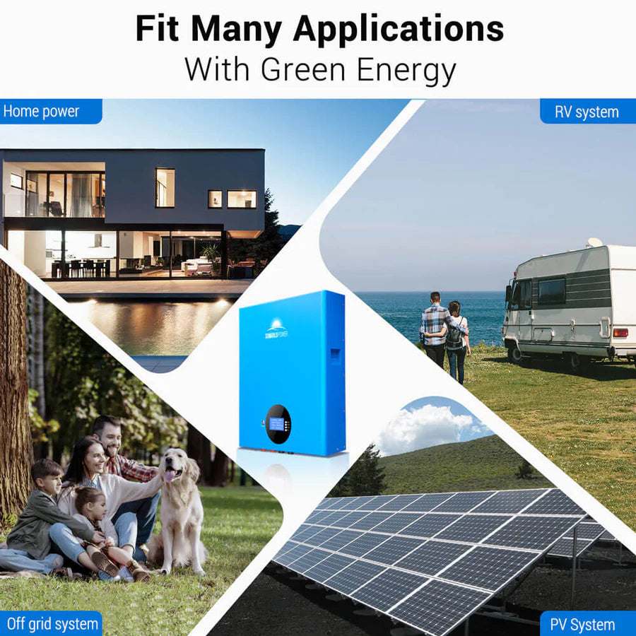 5.12KWH LiFePO4 Powerwall Battery SG48100M - Solar Energy Storage for Home Backup & Off-Grid Power Supply