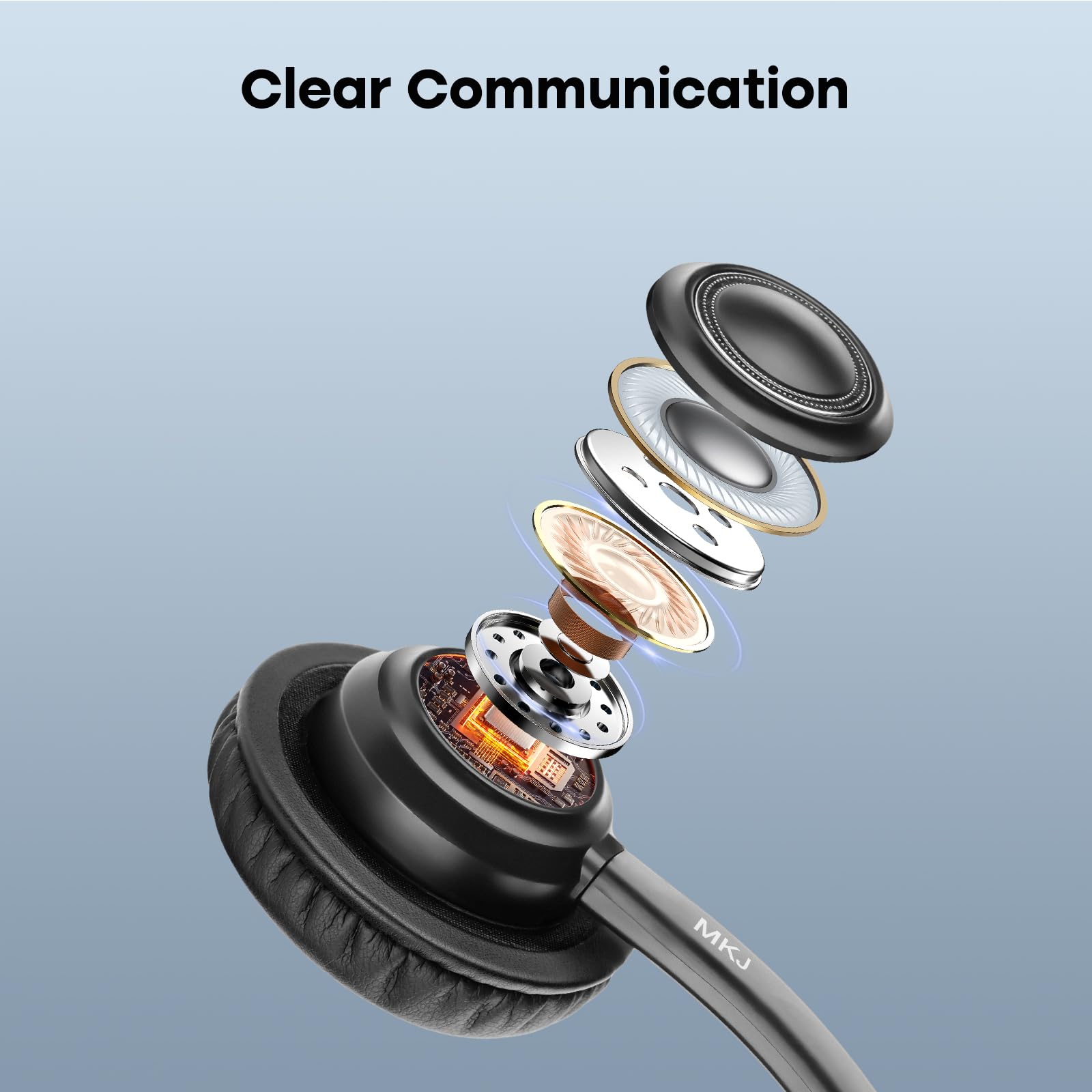 Noise Cancelling Office Headset with Microphone - Dual Ear RJ9 Corded Telephone Headset for Call Centers, Compatible with Altigen, Fanvil, Polycom, VVX, Audiocodes, Gigaset, Avaya, 3Com - Perfect for Remote Work & Customer Service Calls