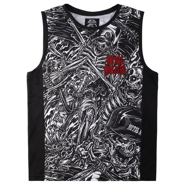 Metal Mulisha Riot Jersey Tank - Men's Sleeveless Motorcycle Shirt for Motocross, Dirt Bike & Off-Road Riding - Breathable Performance Top for Summer & Outdoor Sports