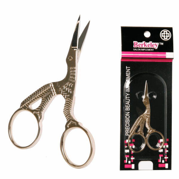 Premium Berkeley Stork Scissors - Gold Surgical Scissors for Precision Cutting | Ideal for Medical Professionals, Crafting, and First Aid Kits