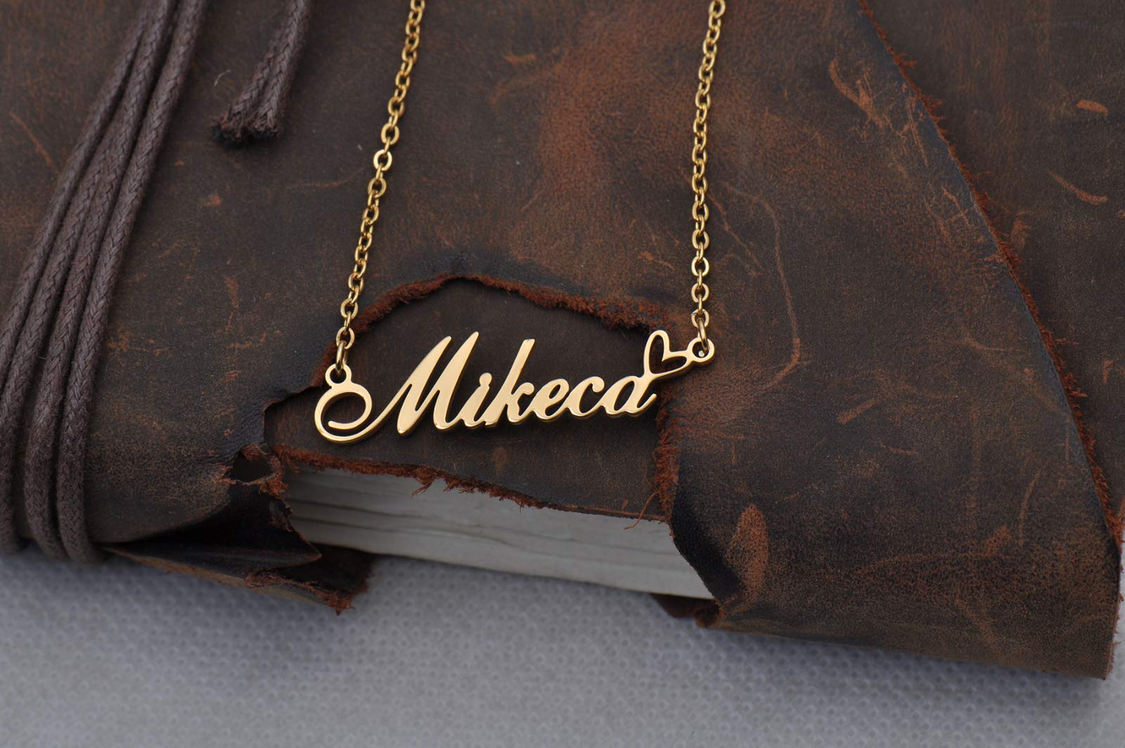 Custom Name Necklace - 18K Gold Plated Jaelyn Nameplate Personalized Jewelry for Women | Elegant Gift for Birthday, Anniversary & Valentine's Day