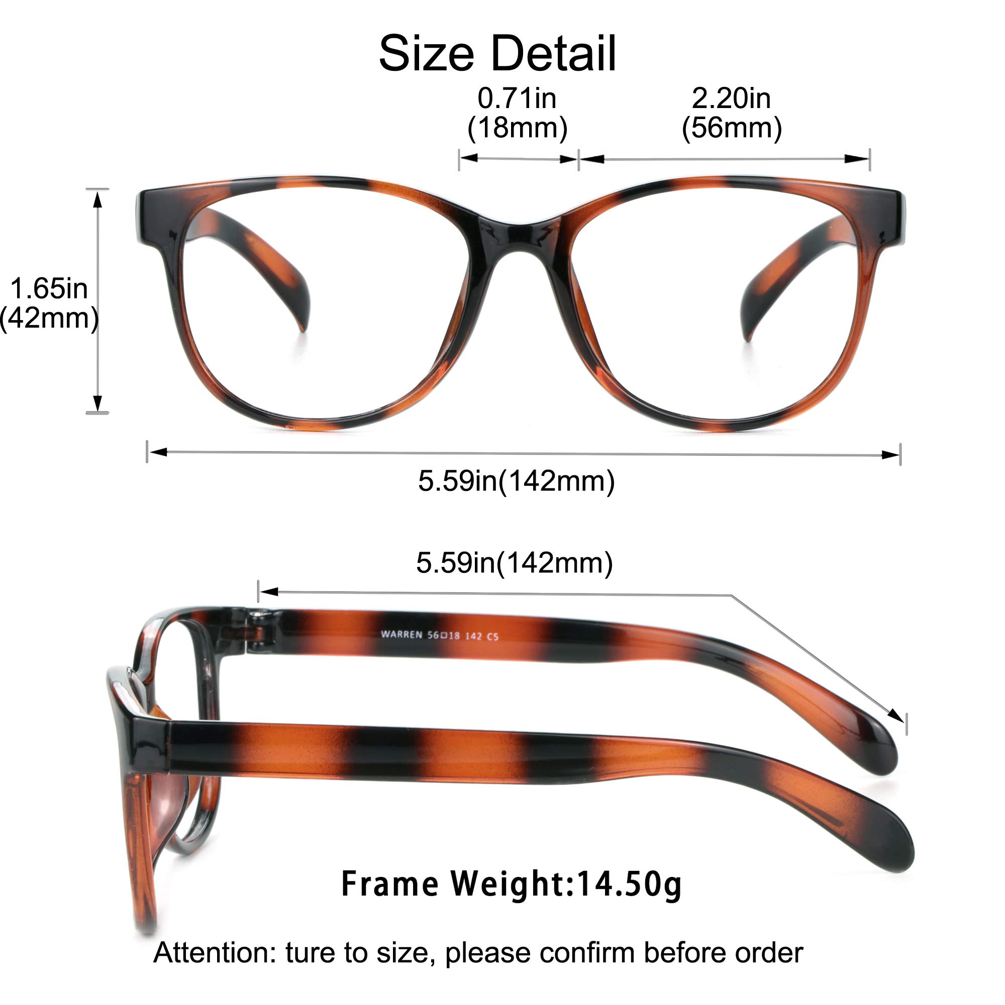 YEIN Bifocal Reading Glasses with Photochromic Lenses - Brown & Grey Transition Sunglasses for Women & Men - Perfect for Reading, Driving, and Outdoor Activities
