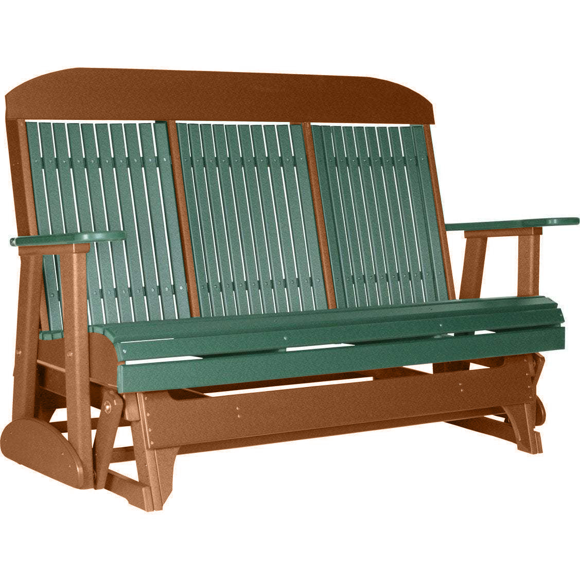 Green on Antique Mahogany