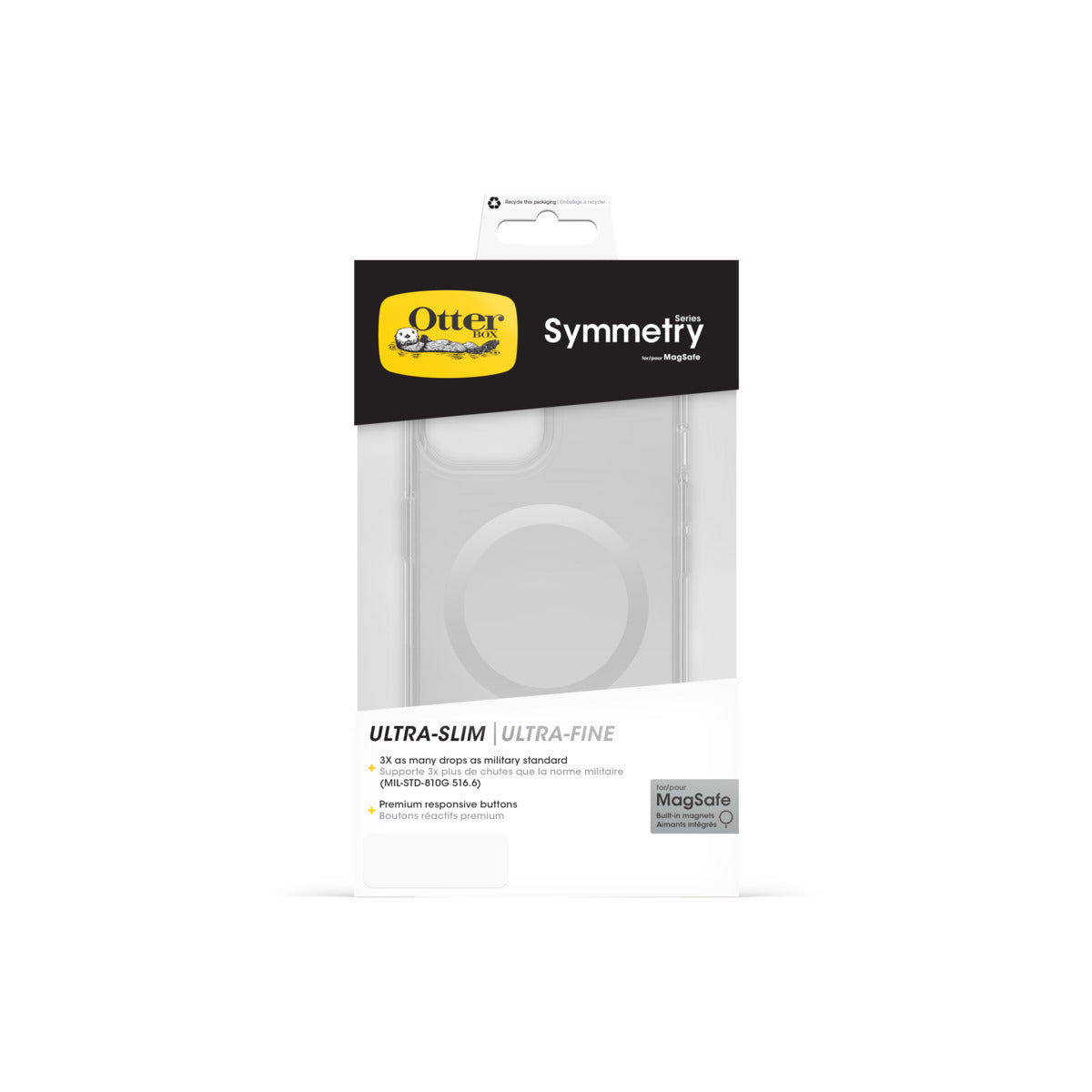 Otterbox MagSafe Symmetry Series Protective Case for iPhone 15 - Slim & Durable Cover with Magnetic Alignment - Perfect for Work, Travel & Everyday Use