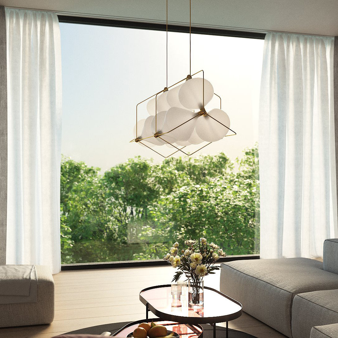 Stylish Clover Pendant Lamp - Modern 4-Leaf Clover Design Ceiling Light Fixture for Kitchen Island, Dining Room & Bedroom Decor