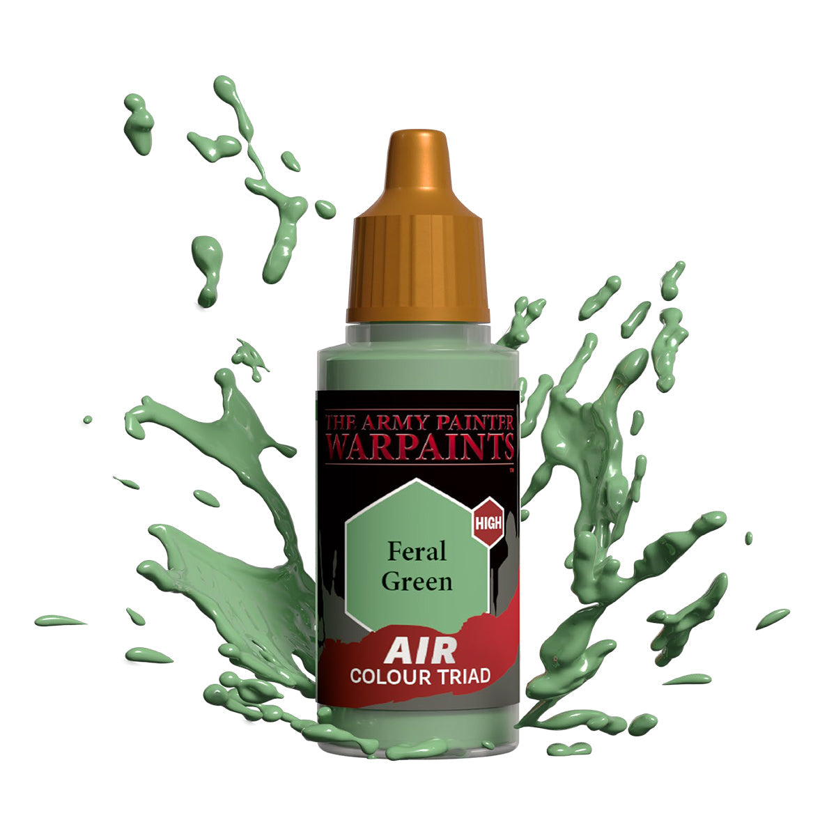 Warpaints Air: Feral Green - Premium Matte Eyeshadow for Bold Makeup Looks - Perfect for Cosplay, Halloween & Artistic Expression