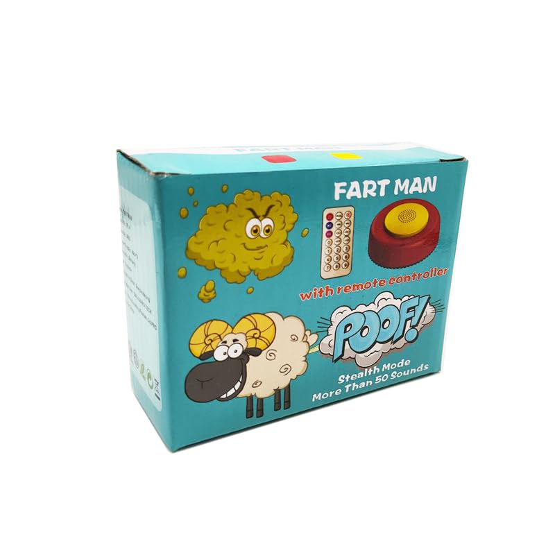 Wireless Remote Controlled Fart Machine - Funny Prank Sound Device with Remote for Parties, Gag Gifts & Jokes - Perfect for Halloween, April Fools & Comedy Skits