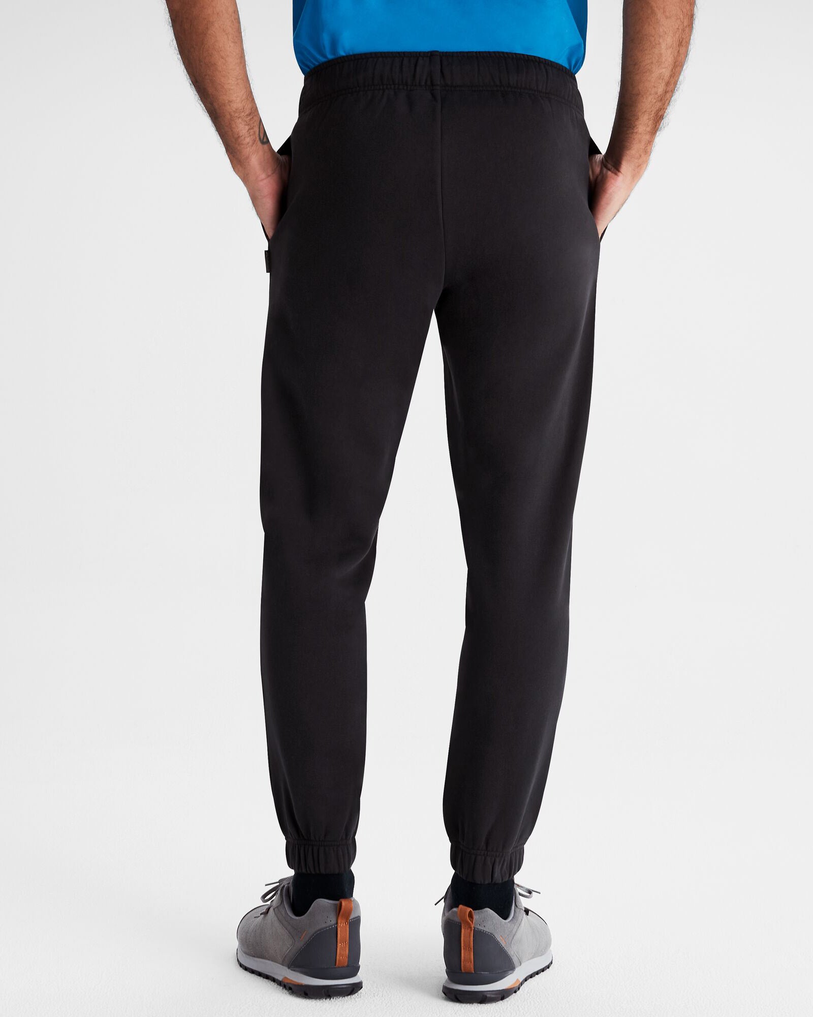 Heritage Logo Men's Lightweight Breathable Joggers - Black Stingray | Comfortable Athletic Pants for Running, Gym & Casual Wear