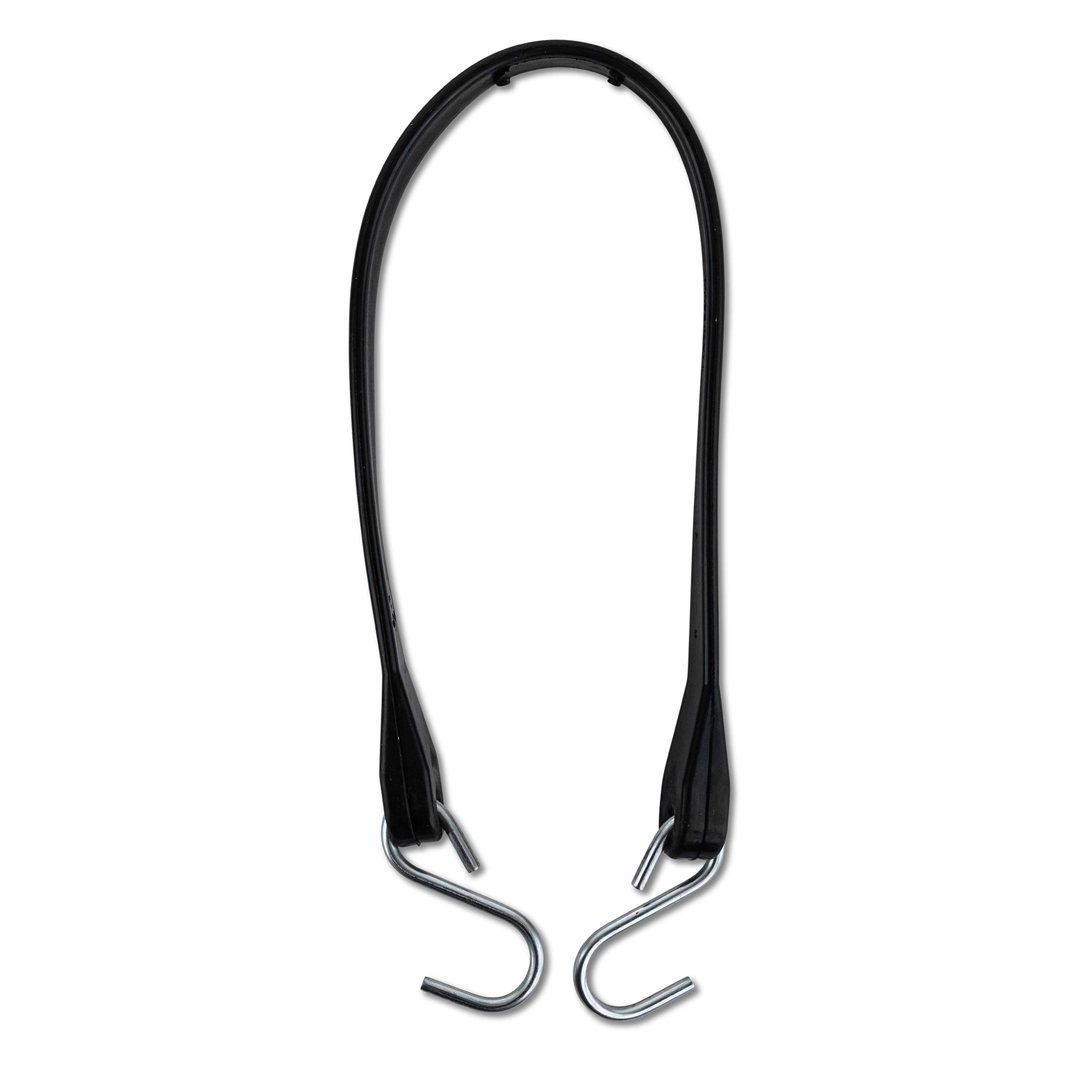 Heavy Duty Rubber Bungee Cords with Hooks - Premium Tarp & Cargo Straps for Truck, Boat & RV - Made in USA - Secure Tie Downs for Camping, Moving & Storage