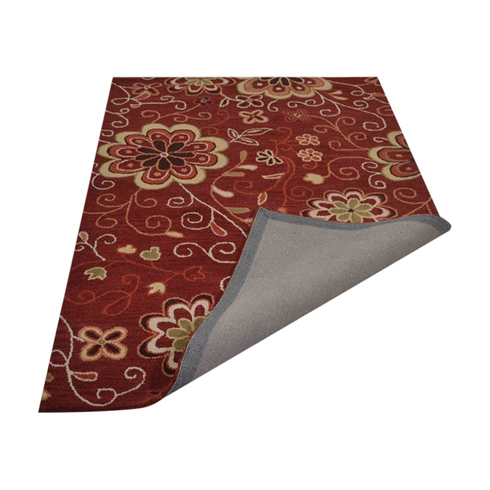 Hand Tufted Dogwood Floral Area Rug - Soft Non-Slip Living Room Bedroom Carpet - Perfect for Home Decor, Nursery, and Office Spaces