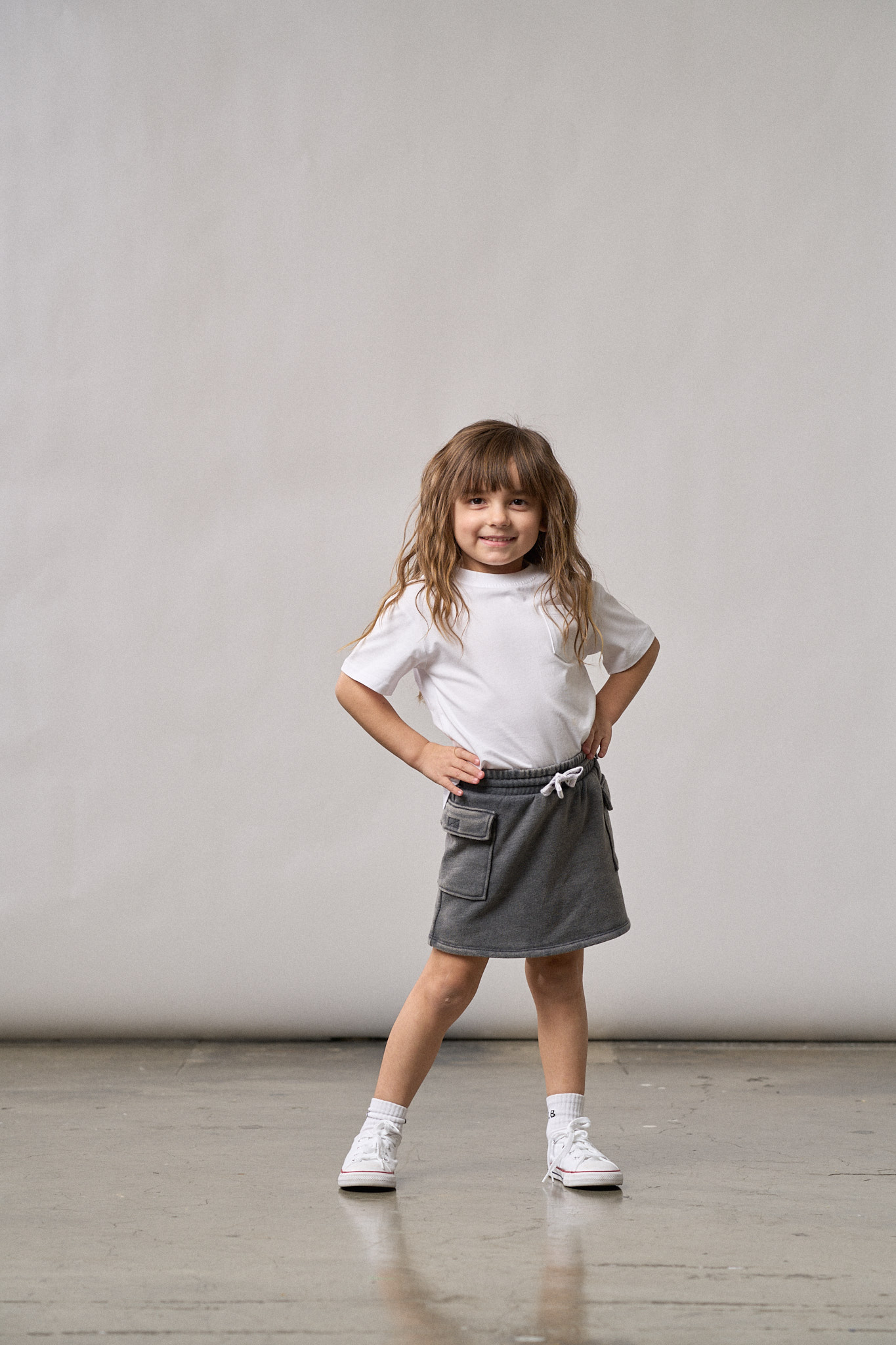 Women's Cargo Skort with Charcoal Wash - Stylish Utility Skirt Shorts Hybrid for Hiking, Travel & Outdoor Adventures