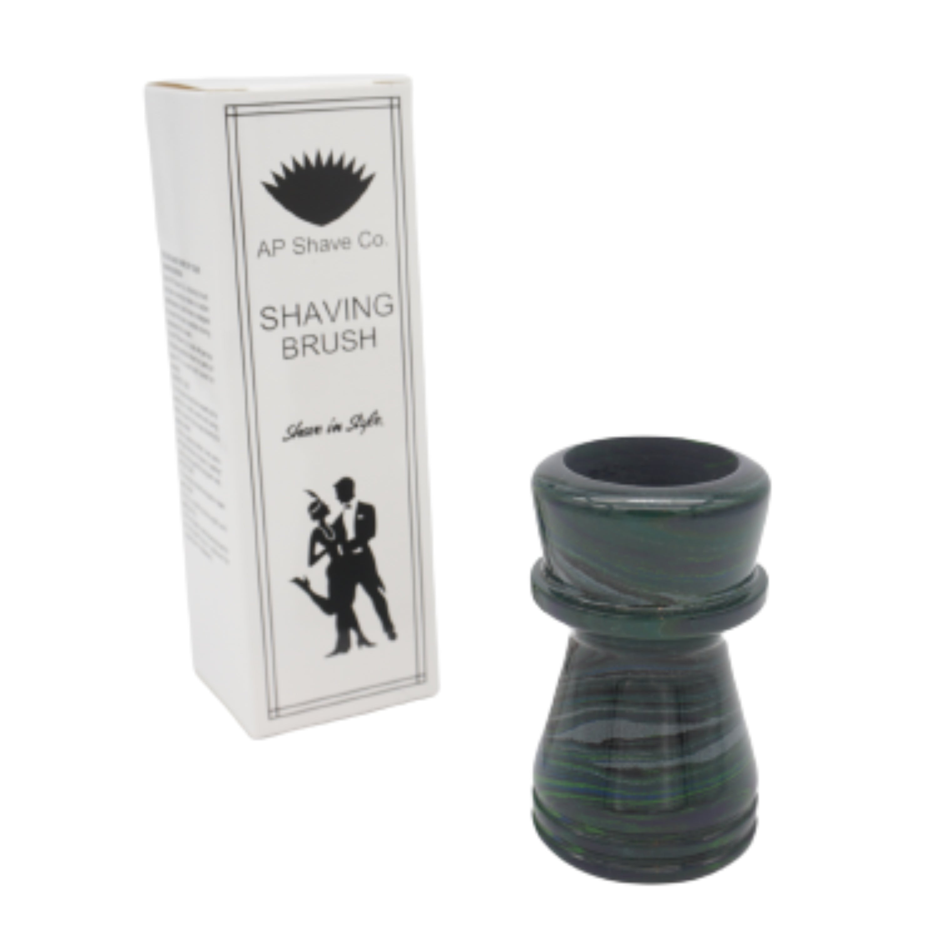 Premium Joker Ebonite Handmade Shaving Brush Handle - Fits 28mm & 30mm Knots - Perfect for Wet Shaving & Grooming Gifts for Men