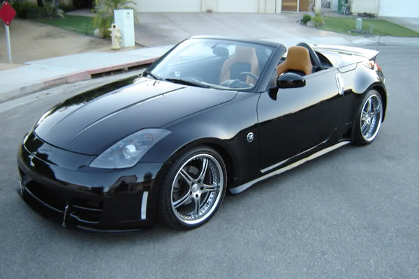 2003-2008 Nissan 350Z Front Bumper Lip Splitter - Compatible with STILLEN Series 2 Fascia Only (Part# 1035010SP) - Enhances Aerodynamics & Sporty Look for Street Racing & Car Shows