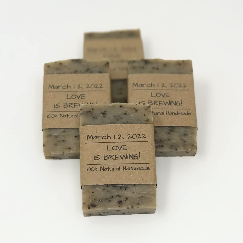 Bulk Mini Wedding Soap Favors for Guests - Set of 50 Handmade Natural Soaps - Perfect for Bridal Showers, Wedding Party Gifts & Guest Favors