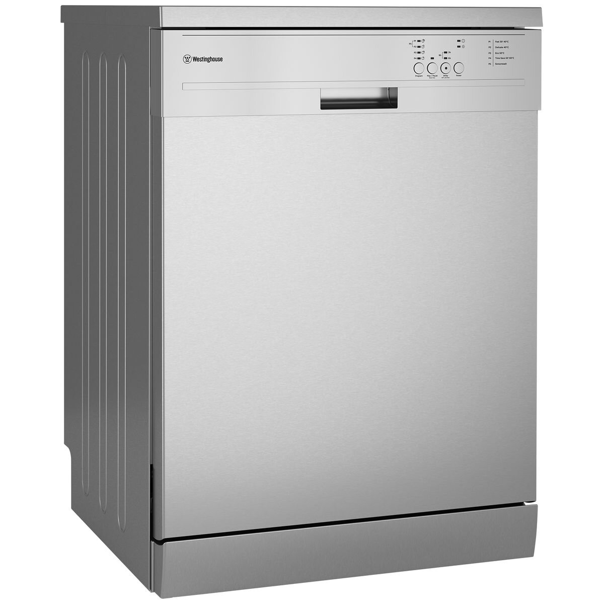 Westinghouse WSF6602XB Freestanding Dishwasher with Stainless Steel Tub & Sensor Wash - Perfect for Modern Kitchens & Large Families