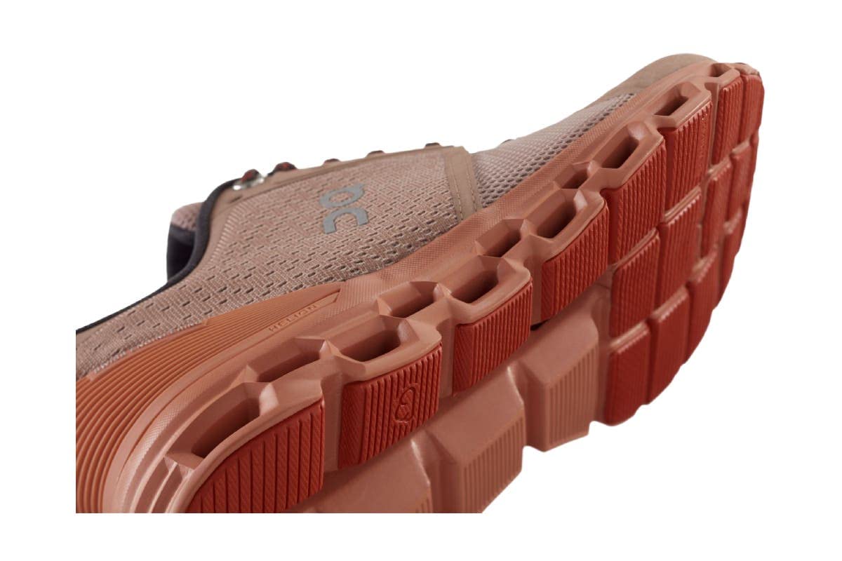 ON Running Women's Cloudstratus Running Shoes - Lightweight Cushioned Sneakers for Women (Rose Brown/Flare, Size 7.5) | Perfect for Road Running, Jogging & Gym Workouts