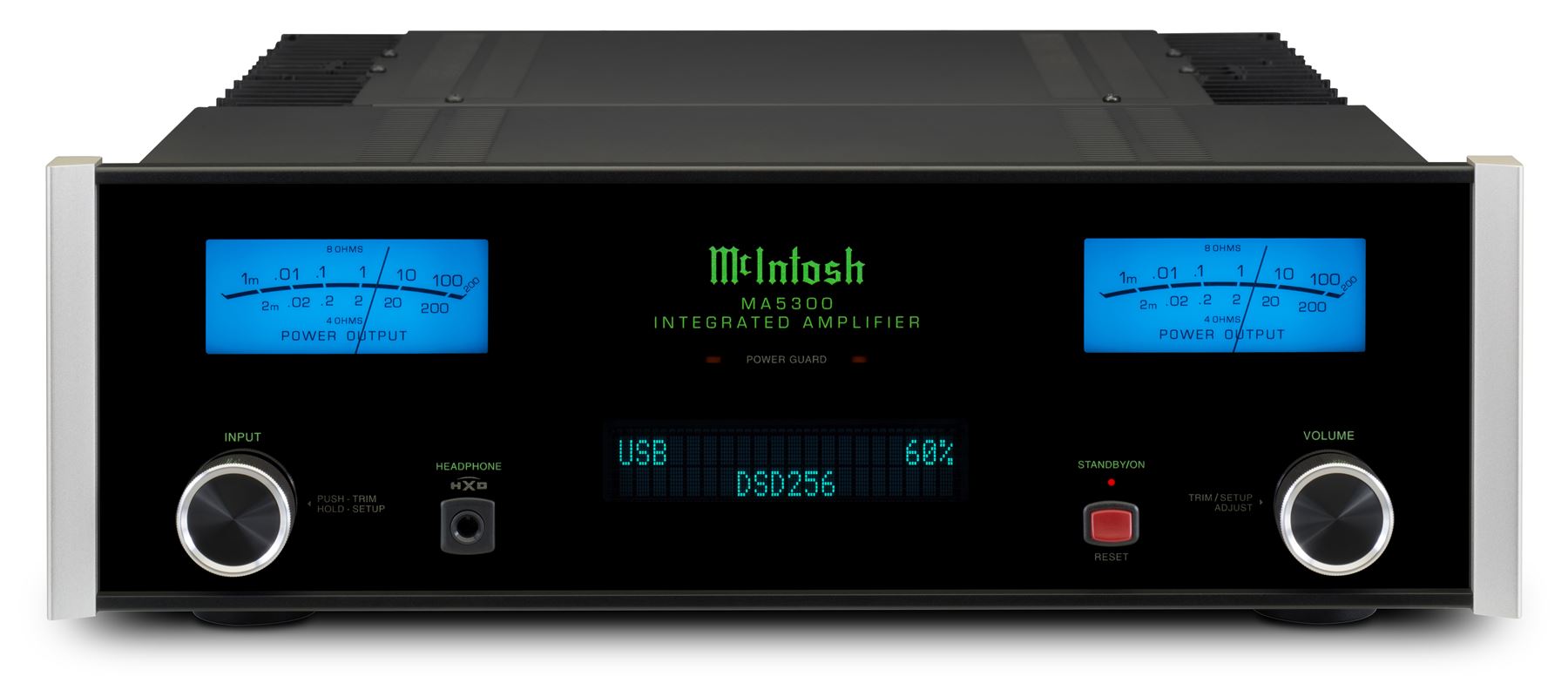 McIntosh MA5300 Integrated Stereo Amplifier - High Power Home Audio System for Music Lovers & Audiophiles | Perfect for Living Room, Home Theater & Hi-Fi Setup