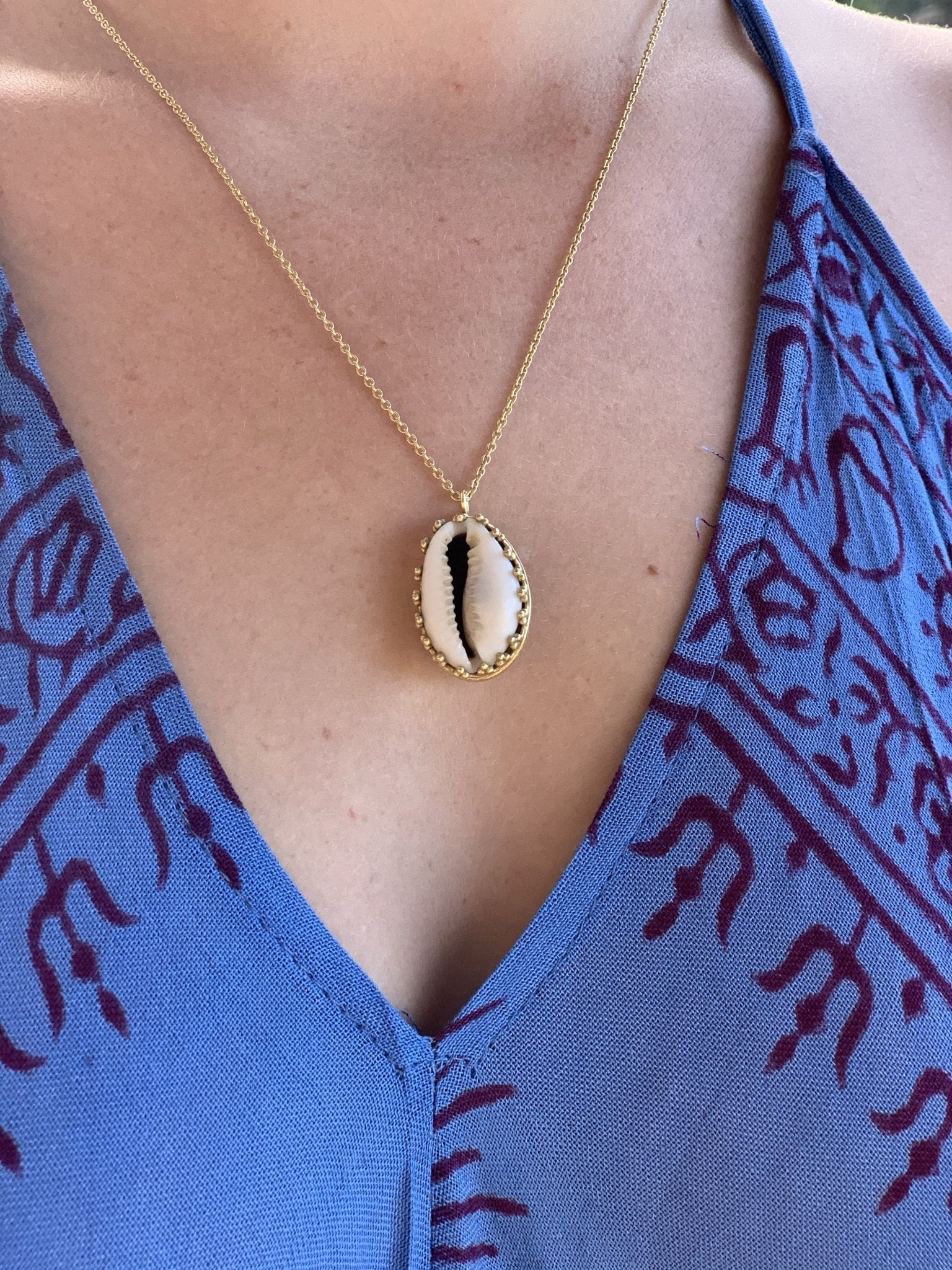 Handmade Natural Sea Shell Necklace for Women - Boho Beach Jewelry Gift for Summer Vacation & Wedding Accessories