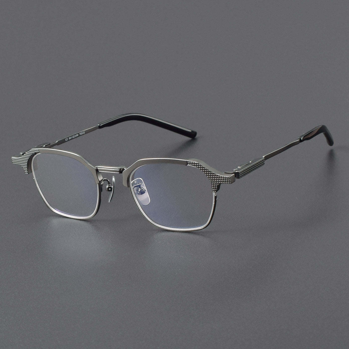 Titanium Geometric Glasses Frame ZY 04T - Lightweight & Durable Eyewear for Men & Women - Perfect for Reading, Driving & Fashion Accessories