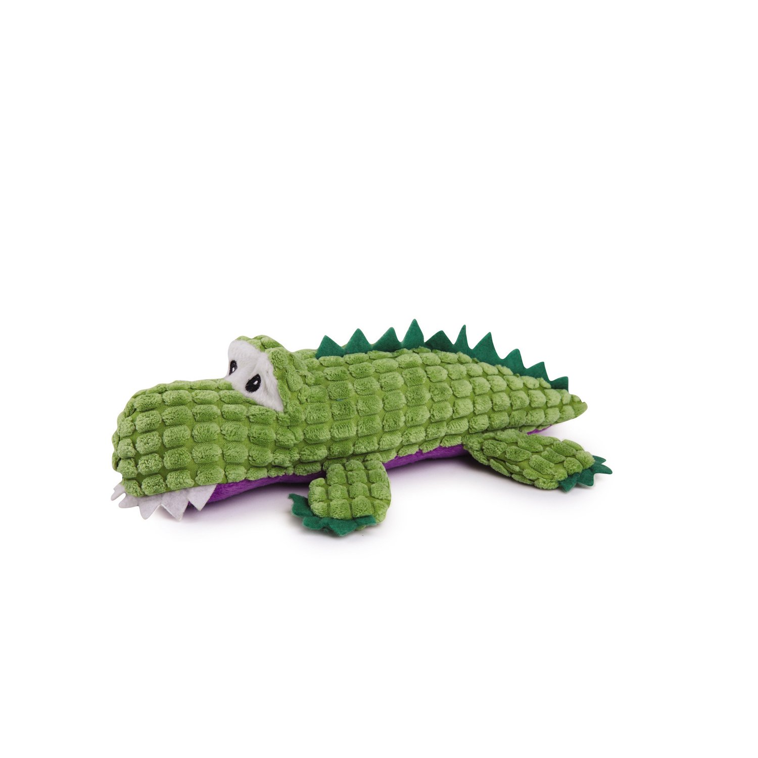 Durable Corduroy Crocodile Dog Chew Toy for Small Dogs - Perfect for Teething Puppies & Indoor Playtime