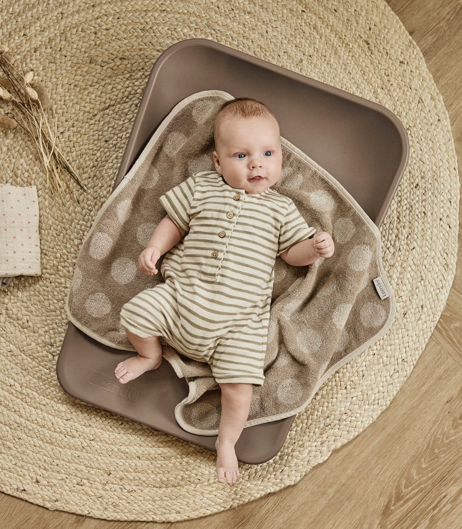 Leander Matty Changer - Premium Baby Changing Pad with Safety Straps | Waterproof & Portable Diaper Changing Station for Nursery, Travel & On-the-Go Parents