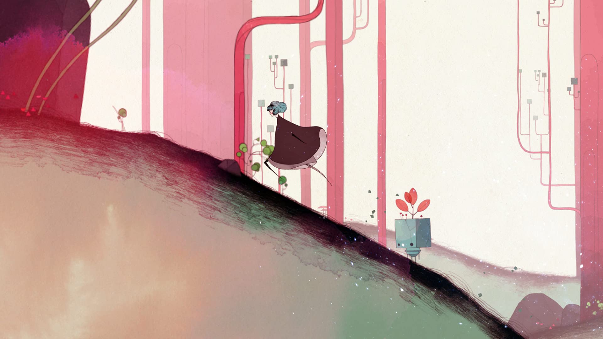 GRIS Nintendo Switch Game - Award-Winning Indie Adventure for Relaxing & Emotional Gaming Experience - Perfect for Stress Relief & Story-Driven Gameplay