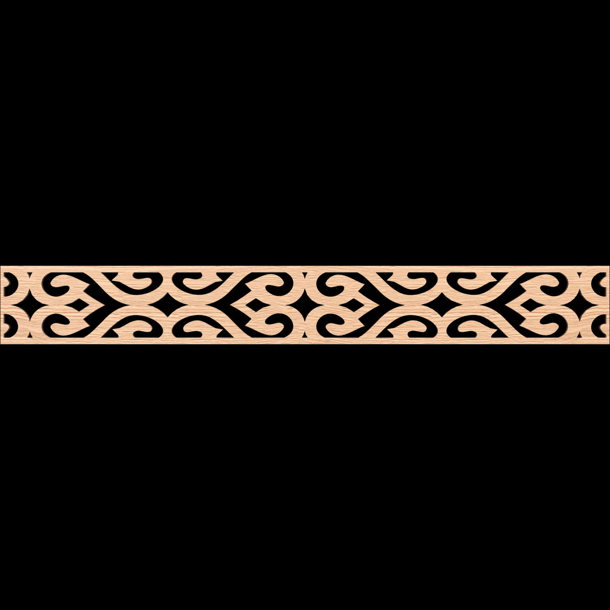 Keene Fretwork Moulding - Decorative Wood Trim for Home & Furniture | Perfect for DIY Projects, Wall Paneling and Cabinet Accents