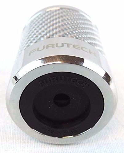 Furutech FI-50M NCF(R) Nano-Crystal Rhodium-Plated Male AC Power Connector - Premium Audiophile Grade Power Plug for HiFi Systems & Home Theater