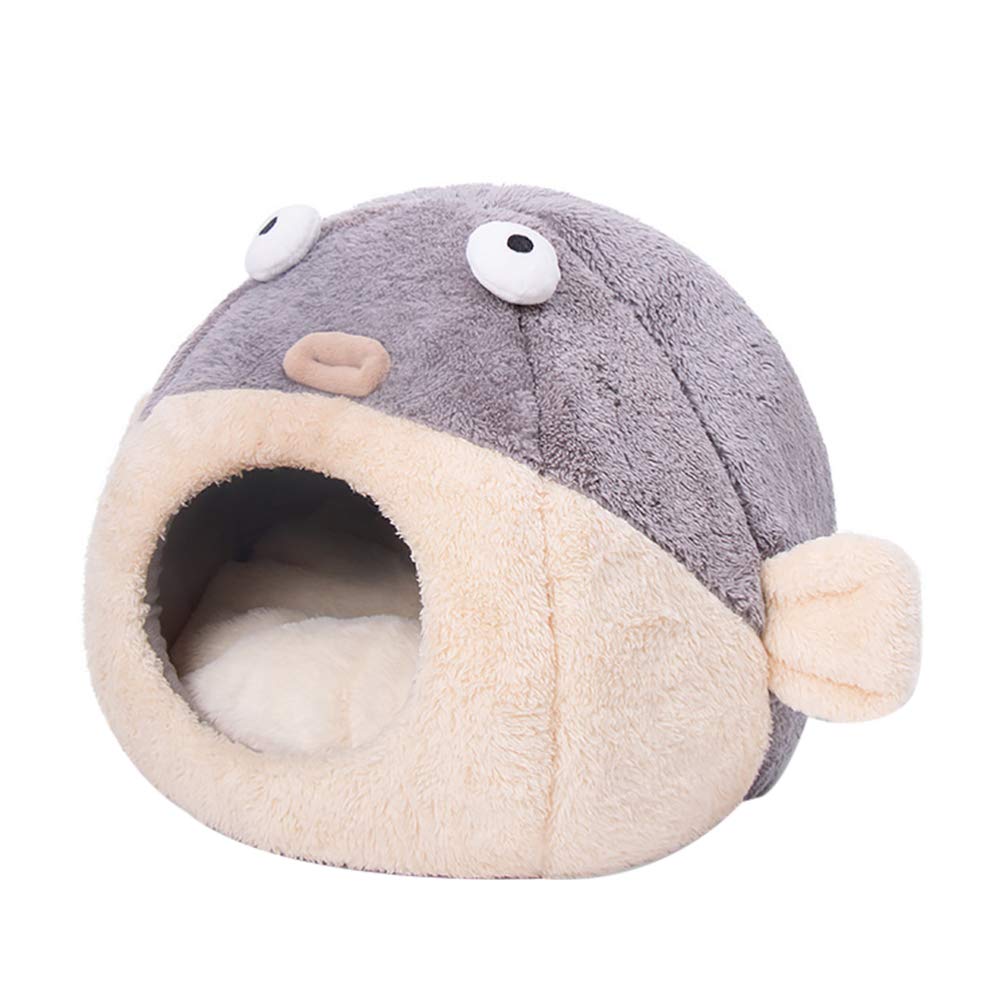 Balacoo Heated Pet Bed for Cats & Dogs - Cozy Cave Bed with PP Cotton, Warm Cat Litter Kitten Bed & Puppy Sleeping House - Perfect Indoor Cat Hut, Dog House Bed & Hamster Nest for Winter Comfort
