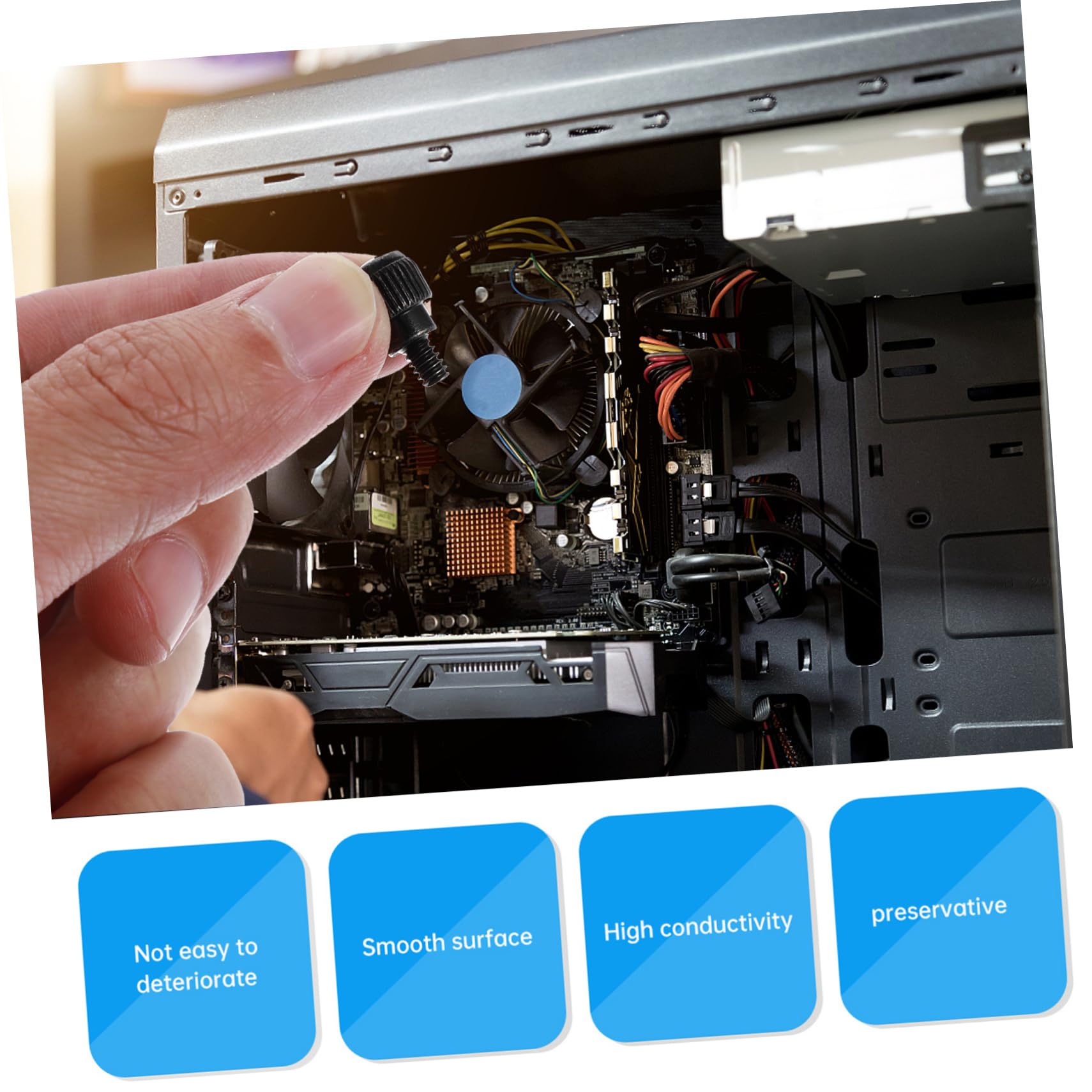 228 Pc Computer Screw Kit - Motherboard Bolts & Hard Drive Screws for PC Case & Power Supply | Steel Fasteners for DIY PC Builds & Repairs