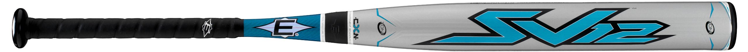 Easton SV12 Fastpitch Softball Bat - USSSA Certified, -10 Drop Weight, Silver Alloy Barrel for Maximum Performance | Perfect for Competitive Fastpitch Games & Training Sessions