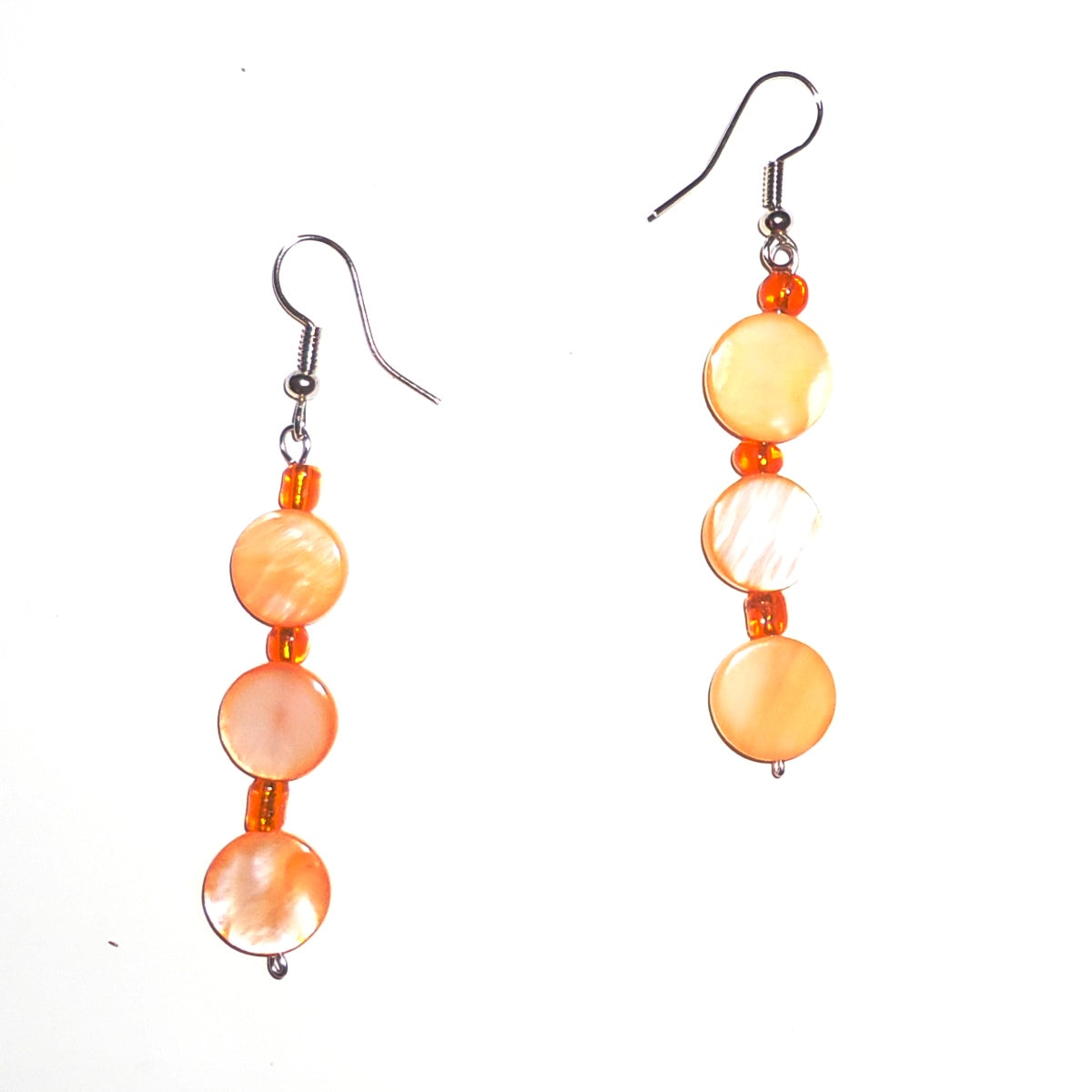 Orange Drop Earrings for Women - Elegant Dangling Jewelry for Parties, Weddings & Everyday Wear