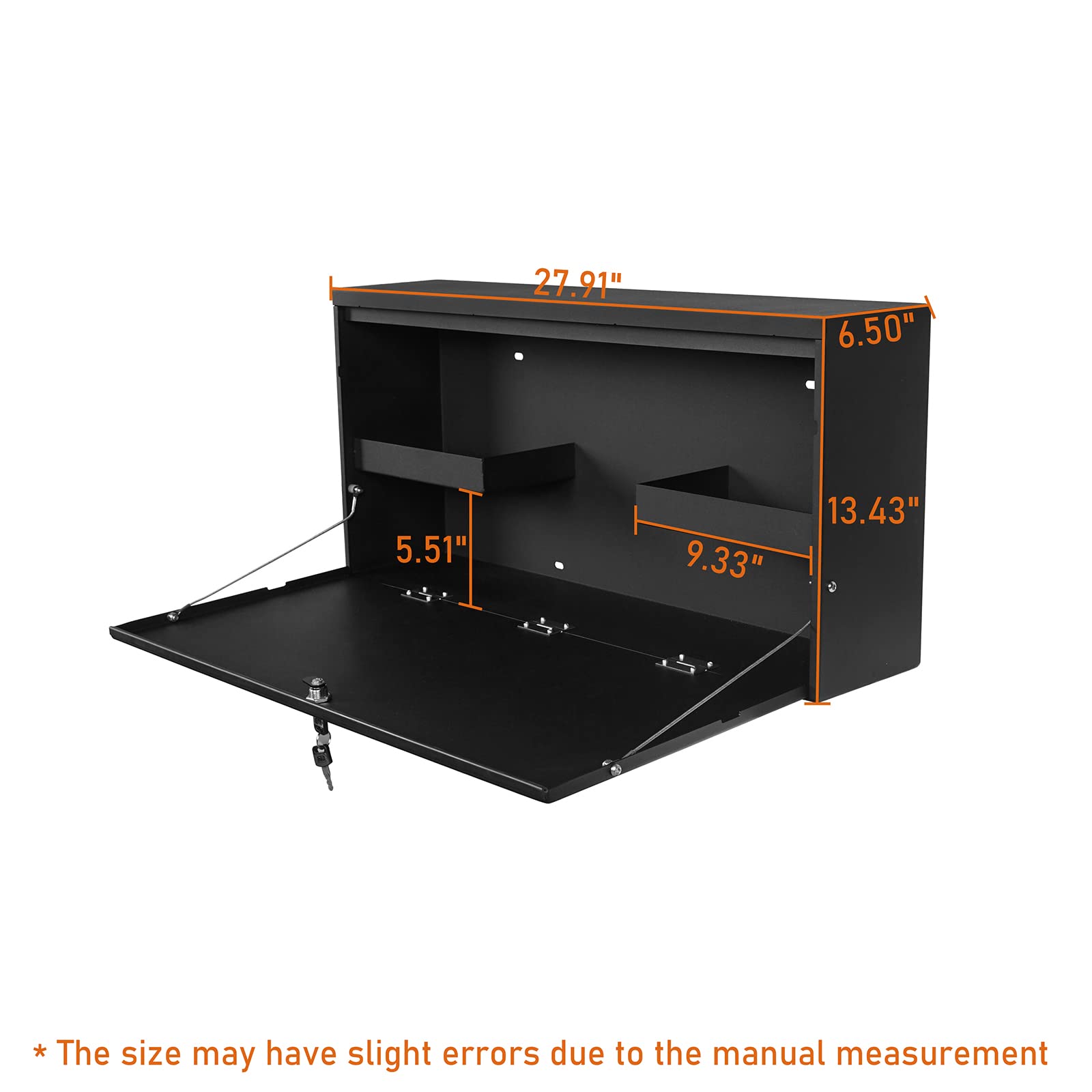 Hooke Road Jeep Wrangler JL Tailgate Table & Storage Box - Camping Desk for Jeep Wrangler JL & Unlimited (2018-2025) | Perfect for Outdoor Adventures, Tailgating & Off-Road Trips
