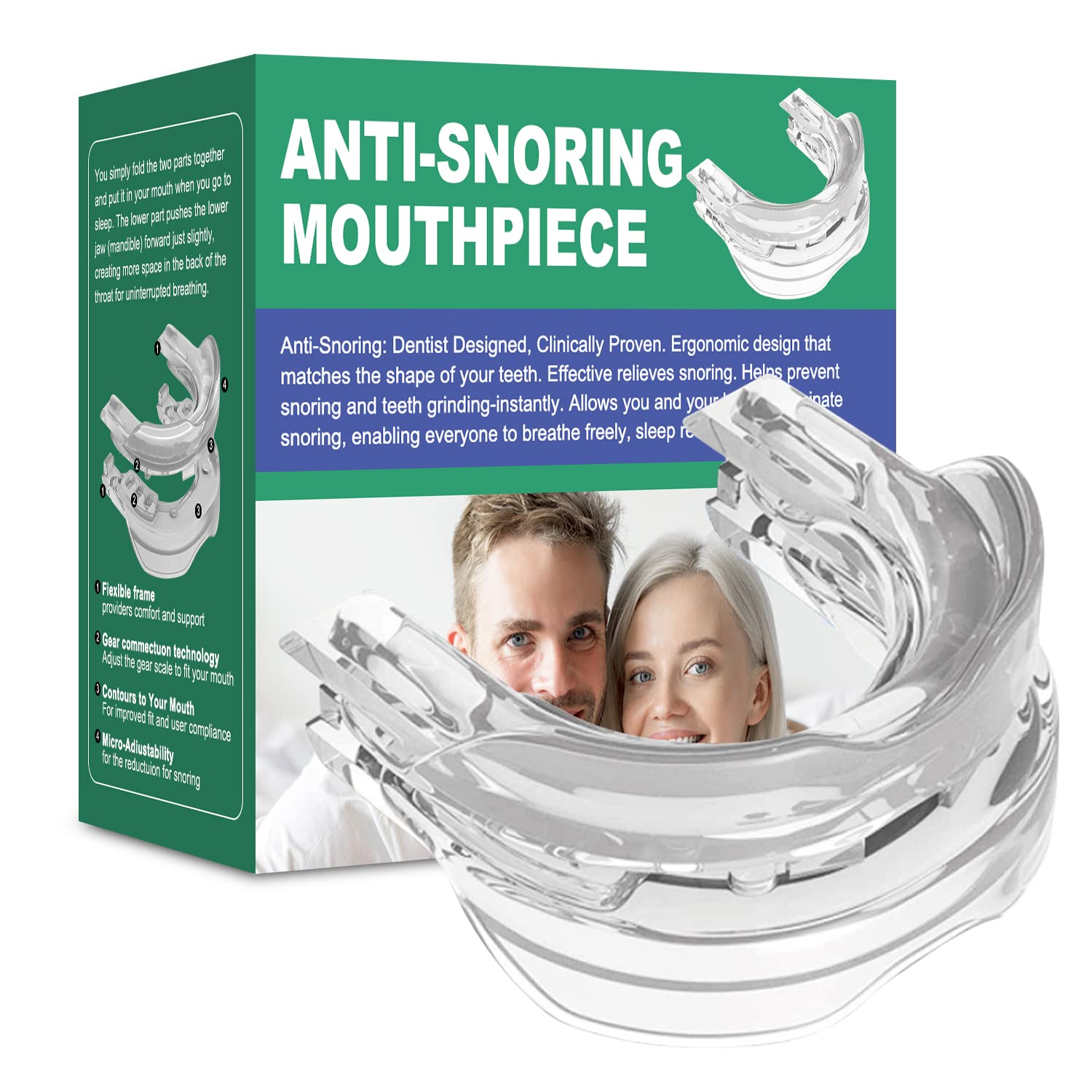 Anti-Snoring Device for Men & Women - Sleep Aid for Better Rest at Night