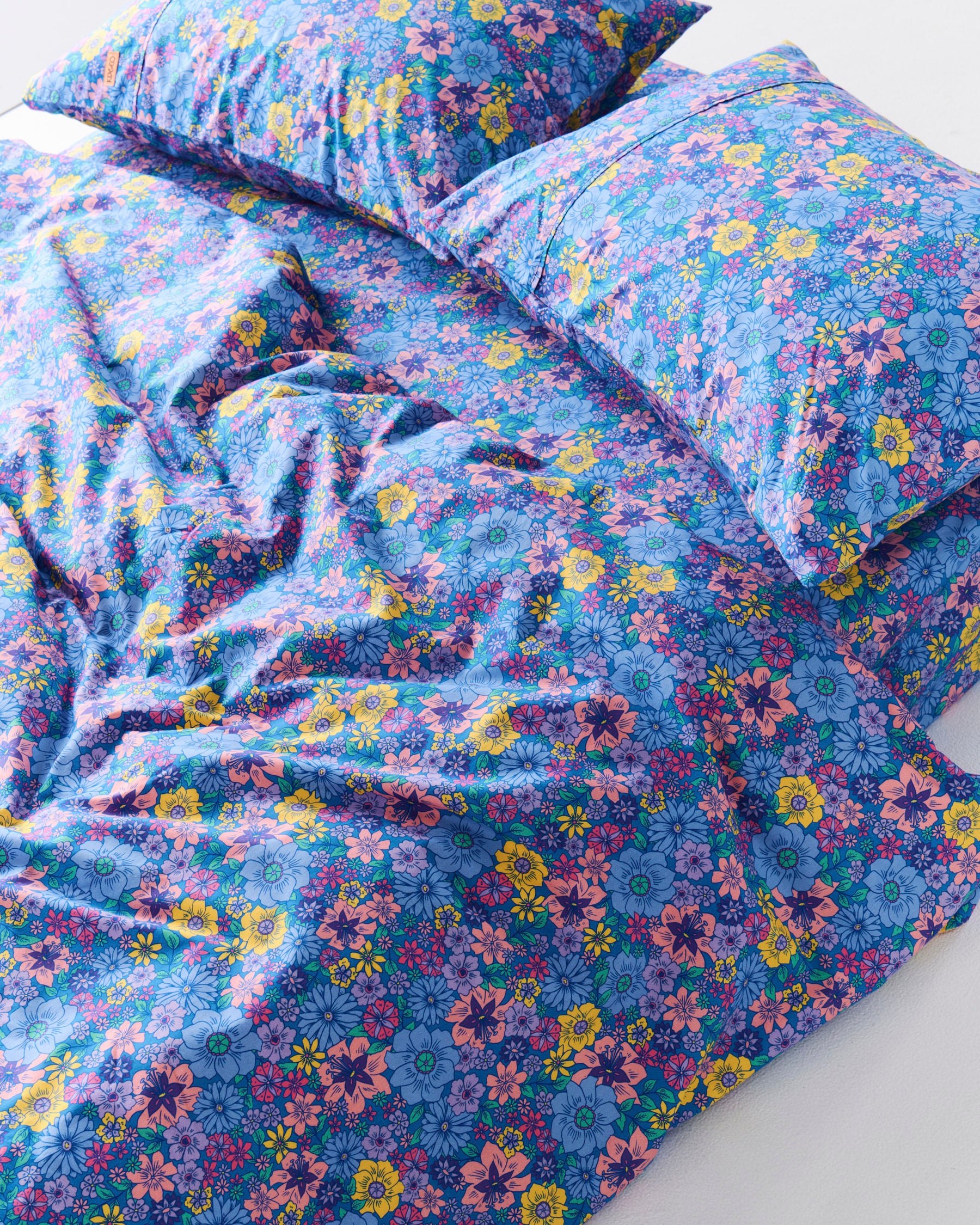 Bunch Of Fun Organic Cotton Quilt Cover Set - Soft & Hypoallergenic Bedding for US Homes - Perfect for Master Bedrooms, Guest Rooms & Cozy Nights