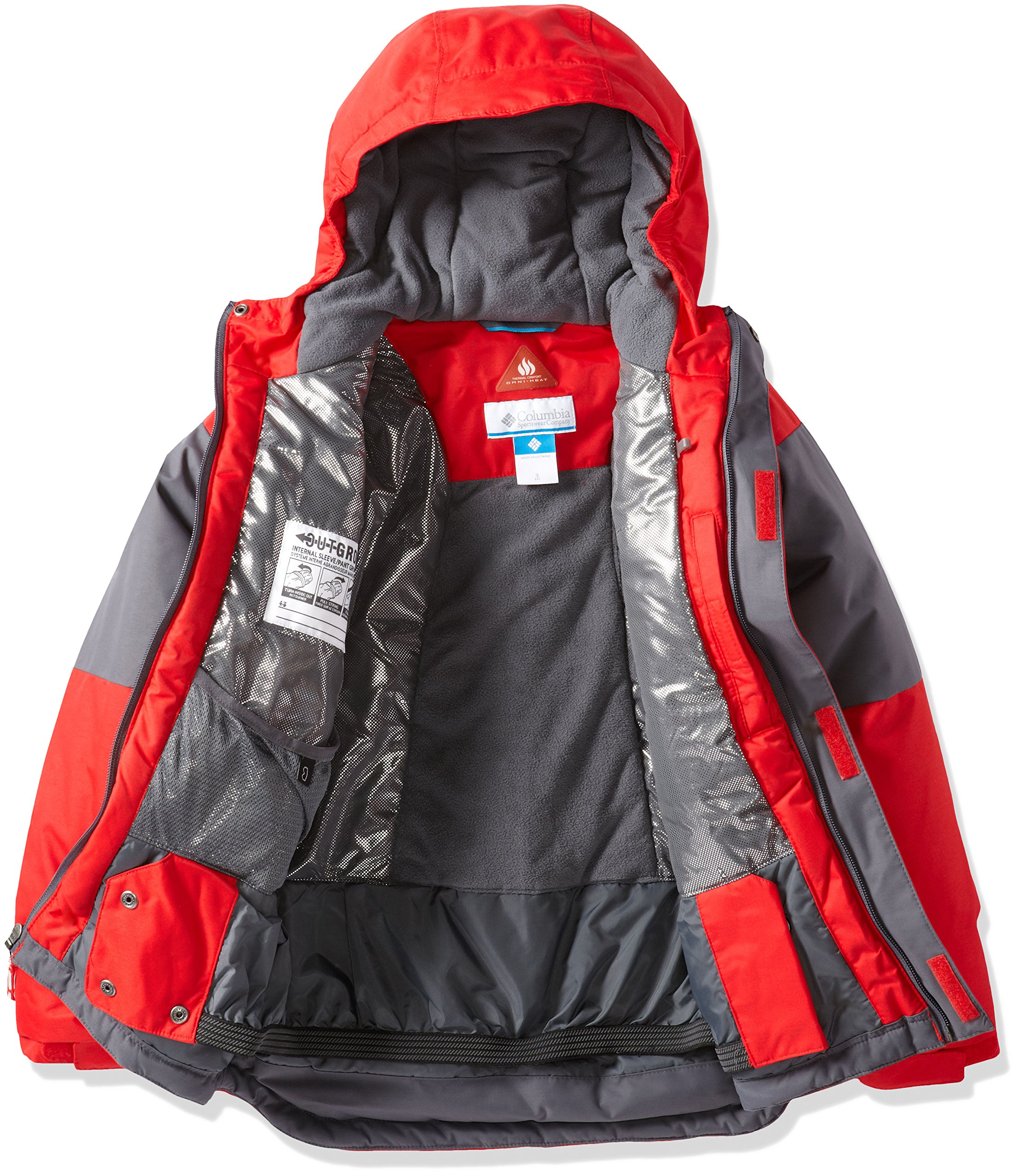 Columbia Boys Alpine Action Jacket - Waterproof Winter Coat for Kids, Lightweight Ski Jacket with Omni-Tech Protection - Perfect for Snowboarding, Hiking & Outdoor Adventures