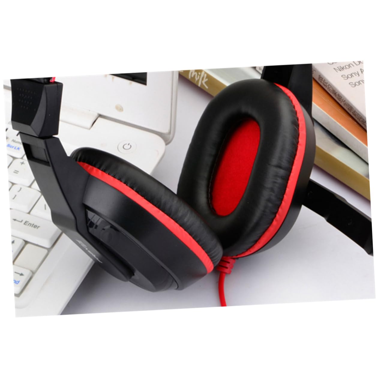 Mikikit 2-Pack Over-Ear Noise Cancelling Headphones with Microphone - Wired Stereo Gaming Headset for PC, Laptop, Computer (Perfect for Online Gaming, Video Calls & Remote Work)