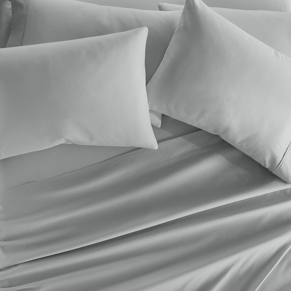 6-Piece Luxury Cotton Bed Sheet Set - Soft & Breathable for All Seasons - Perfect for Master Bedroom, Guest Room & Dorm (Queen/King Size)