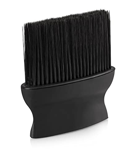 Soft Barber Neck Face Duster Brush for Hairdressing & Hair Cutting - Black Hair Accessories for Men & Women (1PC) | Perfect for Salon, Home Haircuts & Beard Grooming
