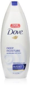 Dove Deep Moisture Nourishing Body Wash - 24 oz (Pack of 3) | Hydrating & Gentle Shower Gel for Dry Skin - Perfect for Daily Use & Relaxing Bath Time