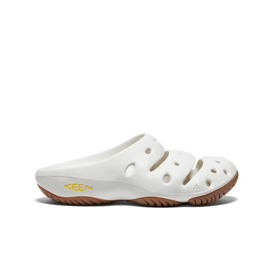 Men's Yogui Clogs - Comfortable & Stylish Wooden Sandals for Men | Birch Wood Color | Perfect for Beach, Pool & Casual Summer Wear