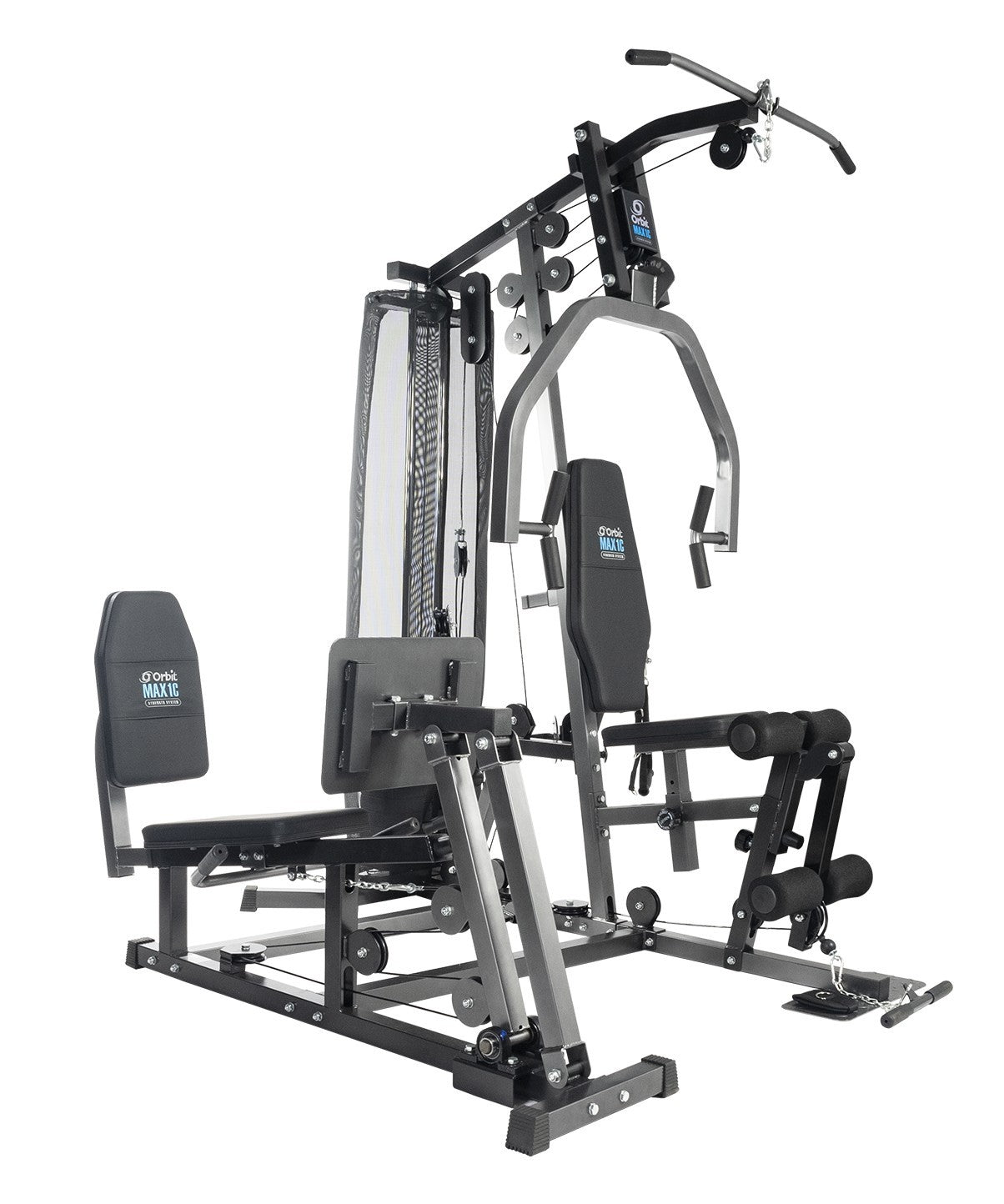 MAX1C.1 Functional Training Home Gym with Leg Press Attachment - Full Body Workout Equipment for Strength & Fitness - Perfect for Home Gym, Small Spaces & Personal Training