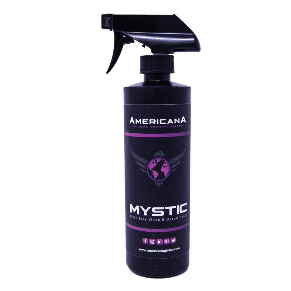Mystic Waterless Car Wash & Detail Spray - 16oz - Eco-Friendly Quick Cleaner for Cars, Trucks & Motorcycles - Perfect for On-The-Go Spot Cleaning & Detailing
