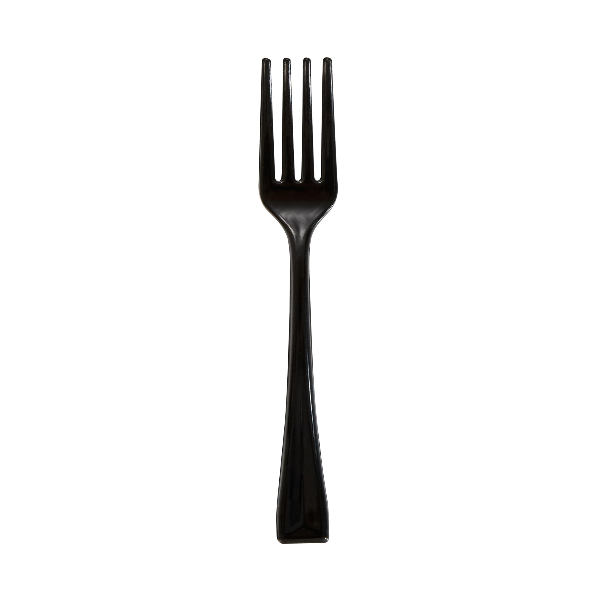 500-Pack 4 Inch Heavy-Duty Disposable Mini Forks - Black Plastic Appetizer Forks for Hors D'oeuvres, Desserts & Samples | Perfect for Parties, Weddings, Catering & Events