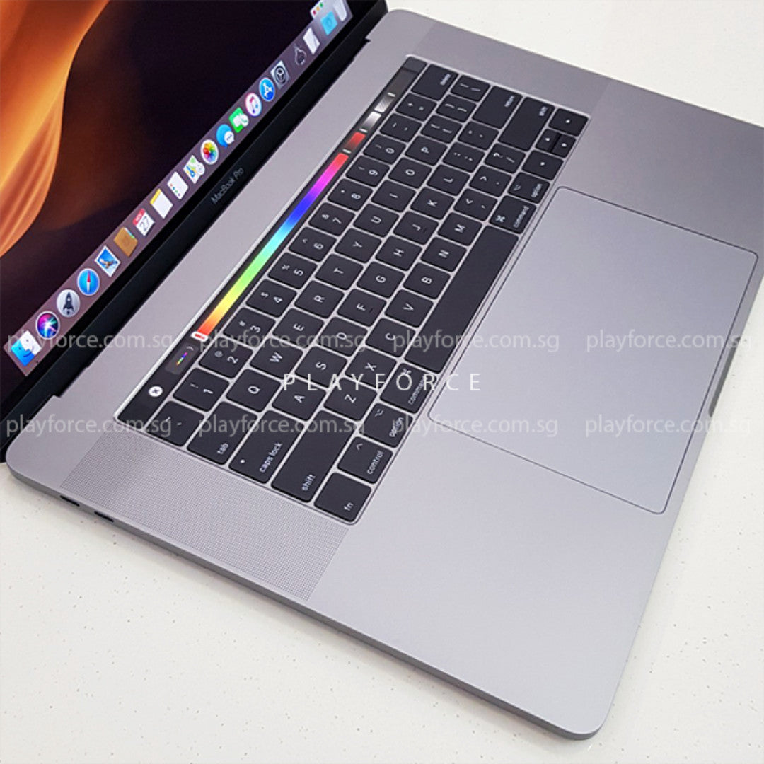 Apple MacBook Pro 15-inch (2017) with Touch Bar - 256GB SSD, Space Gray Laptop for Professionals & Students - Perfect for Graphic Design, Video Editing & Business Productivity