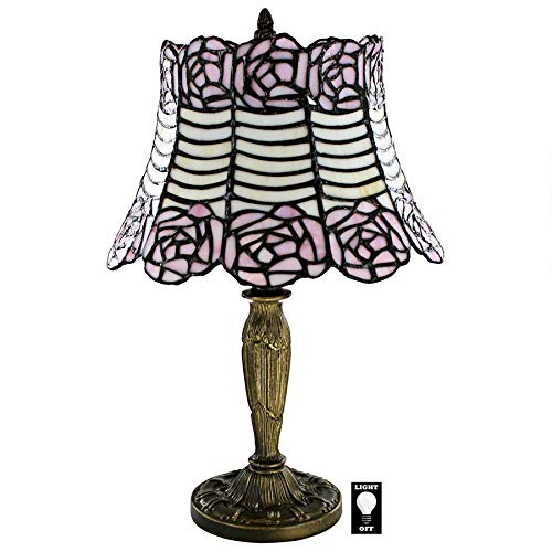 Design Toscano Parisian Tiffany-Style Stained Glass Table Lamp - Elegant Home Decor for Living Room, Bedroom & Office Lighting