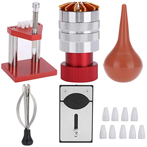 Professional Watch Repair Kit - 5Pcs Watch Back Case Opener with Rubber Dust Cover - Essential Watchmaker Tools for Most Watch Repairs - Perfect for DIY Watch Battery Replacement & Maintenance at Home or Workshop