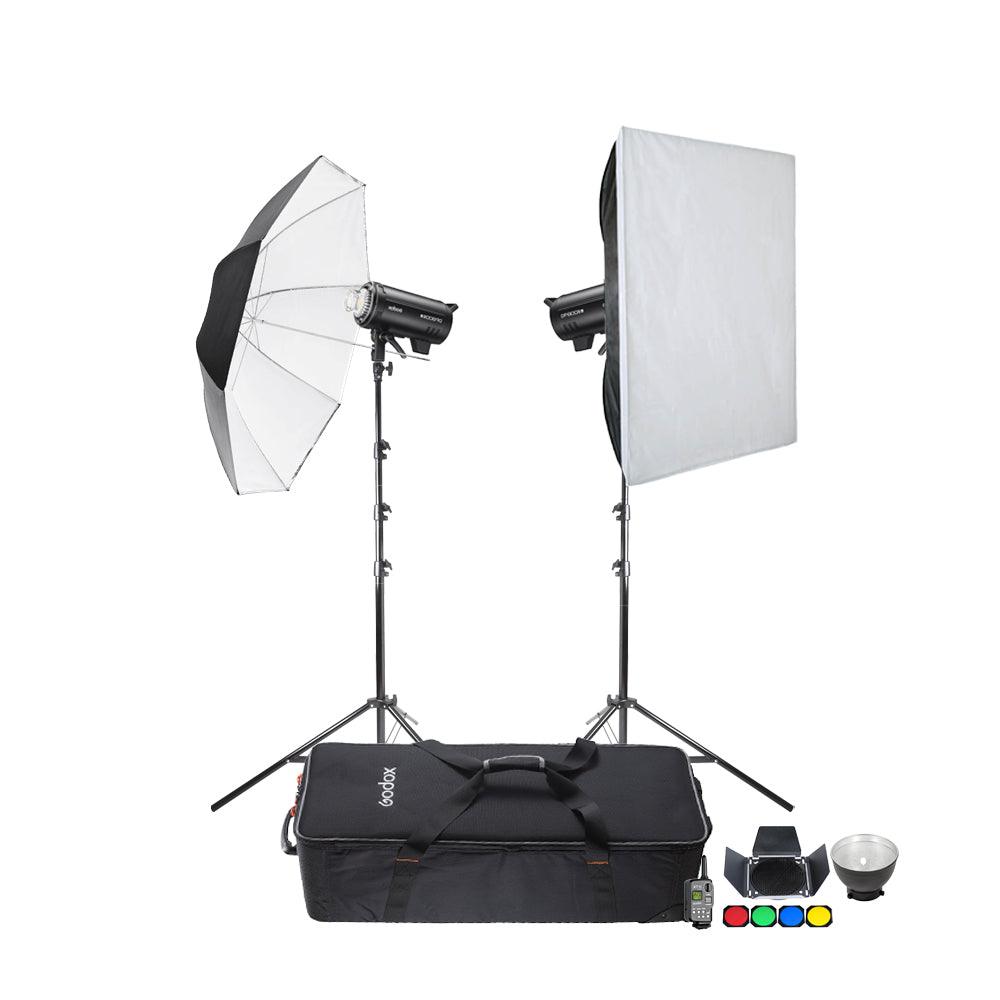 DP800III V Dual Studio Flash Kit - Professional Photography Lighting for Portraits, Fashion & Product Shoots | Perfect for Studio, Outdoor & Event Photography